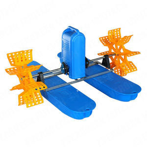 220V 1.5kw Farm Pond Long Arm Paddle Wheel Aerator For Shrimp Farm Aquaculture